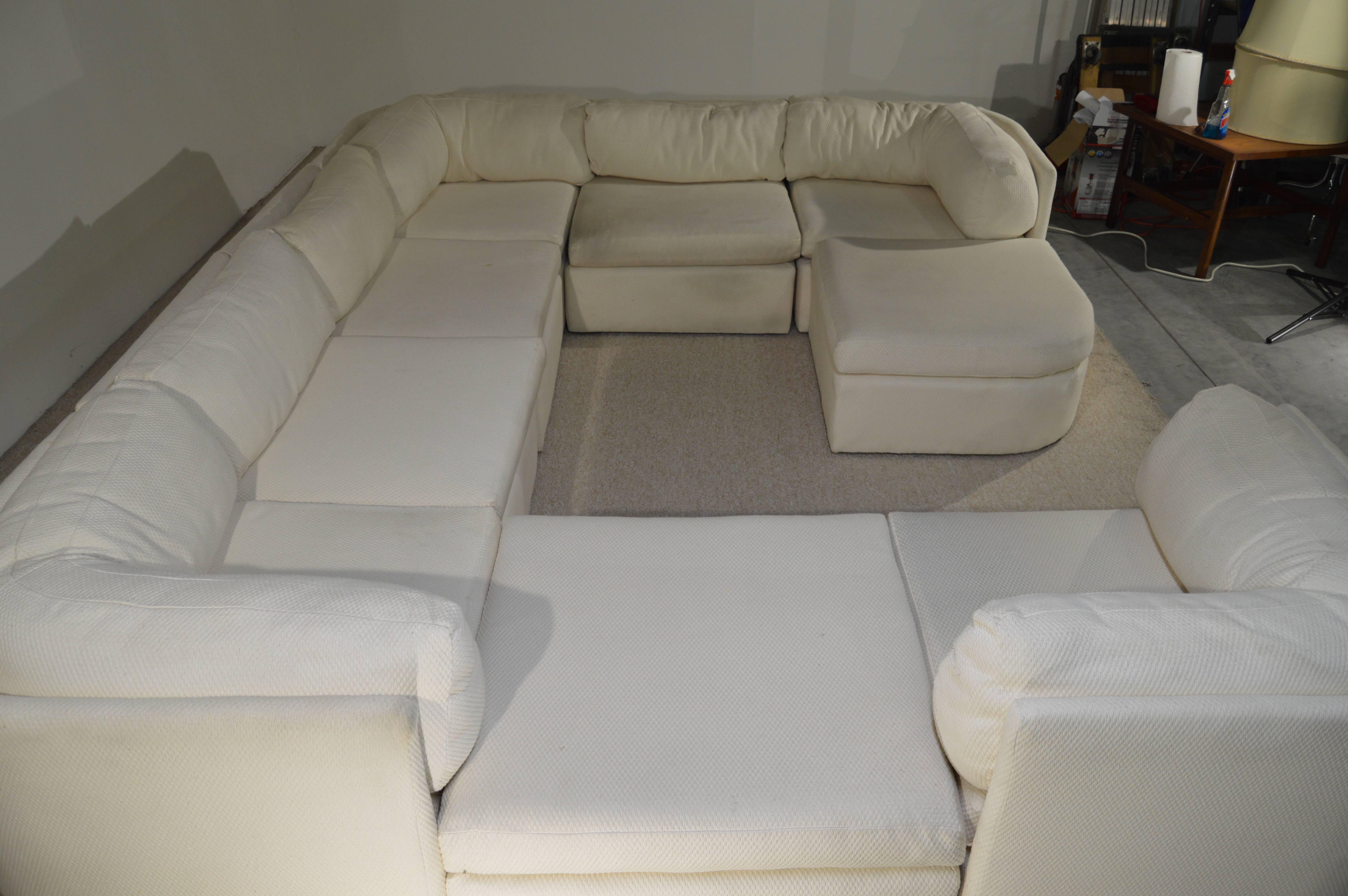 Milo Baughman for Thayer Coggin Modular or Sectional Sofa In Good Condition In Southampton, NJ