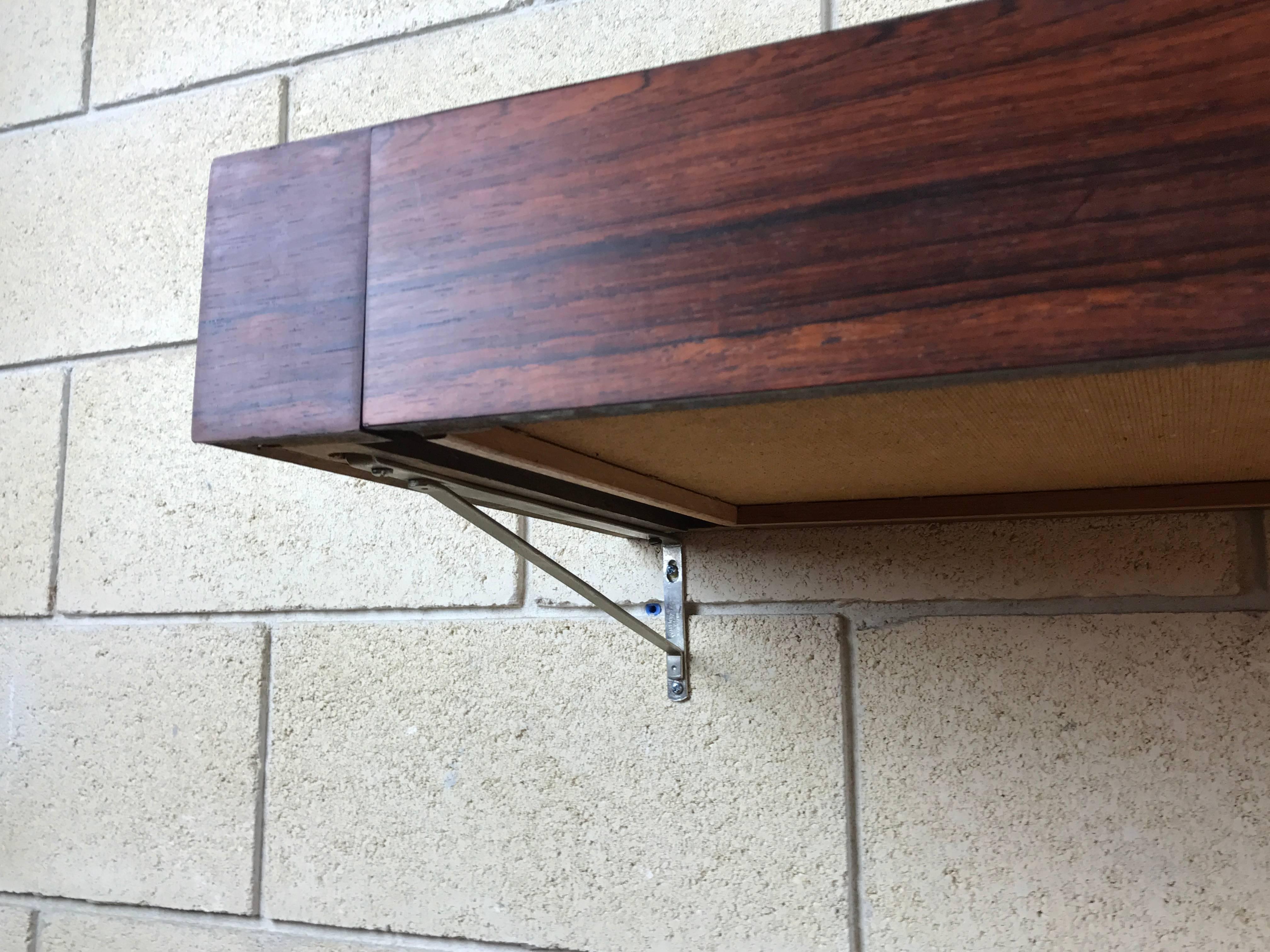Mid-20th Century Mid-Century Rosewood Wall Console by Jack Cartwright for Founders