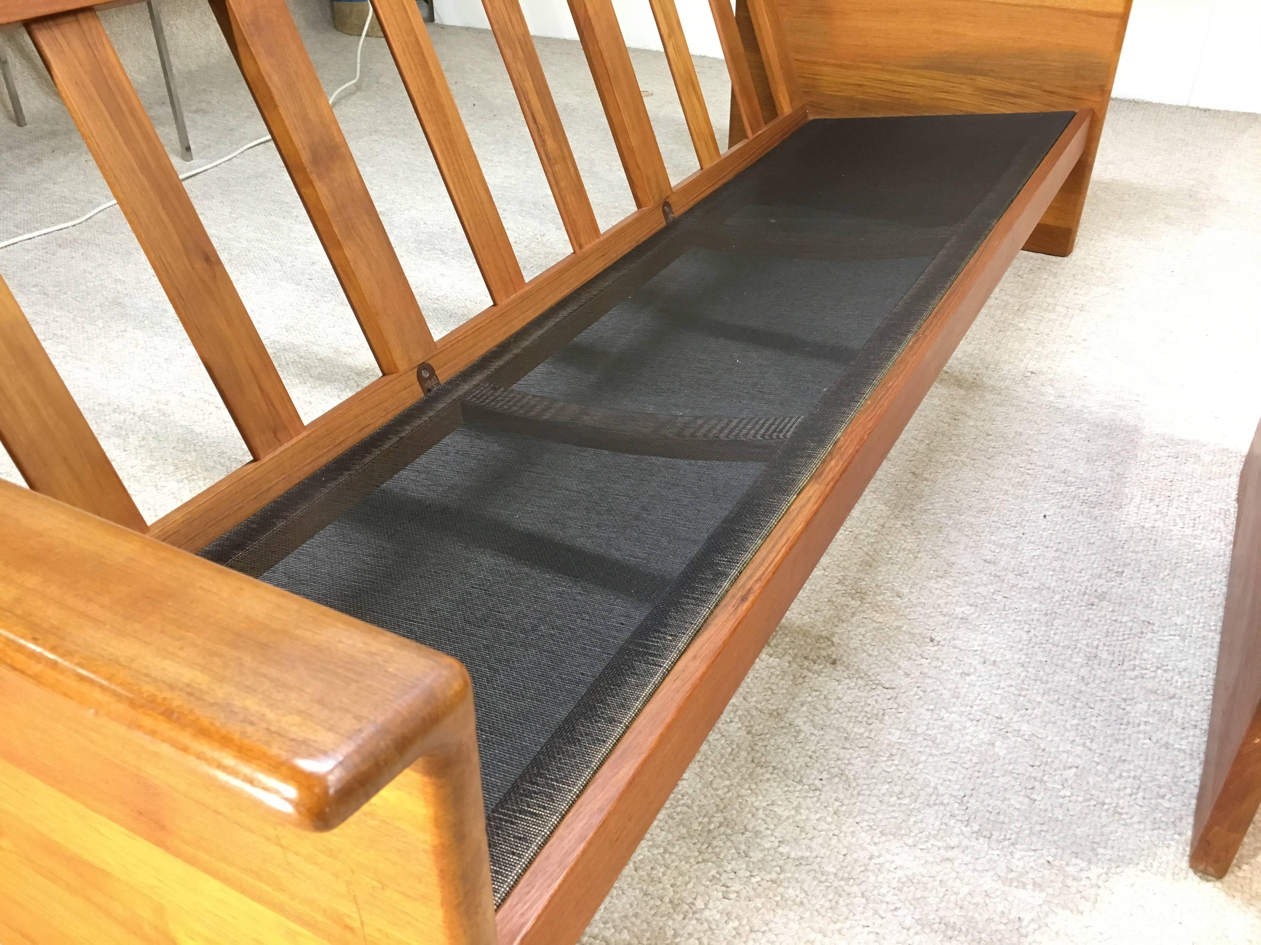 Late 20th Century Danish Modern Four-Piece Solid Teak Sofa & Lounge Chair Set, Tarm Stole, Denmark