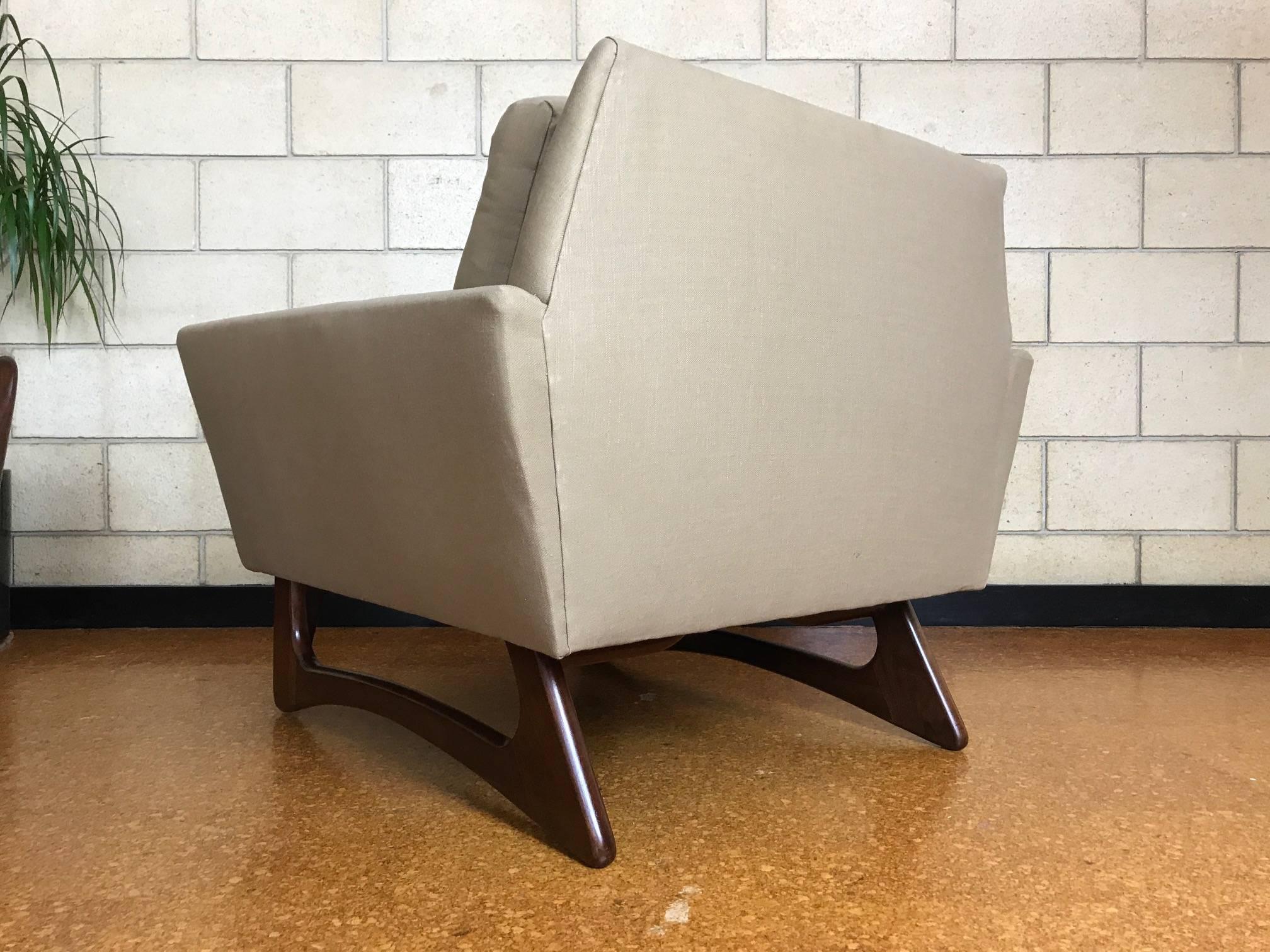 American Adrian Pearsall Gondola Sofa and Lounge Chair-Craft Associates