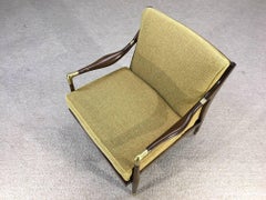 Gio Ponti Style Sculptural Walnut Open Armchair by Jamestown Royal, 1950s