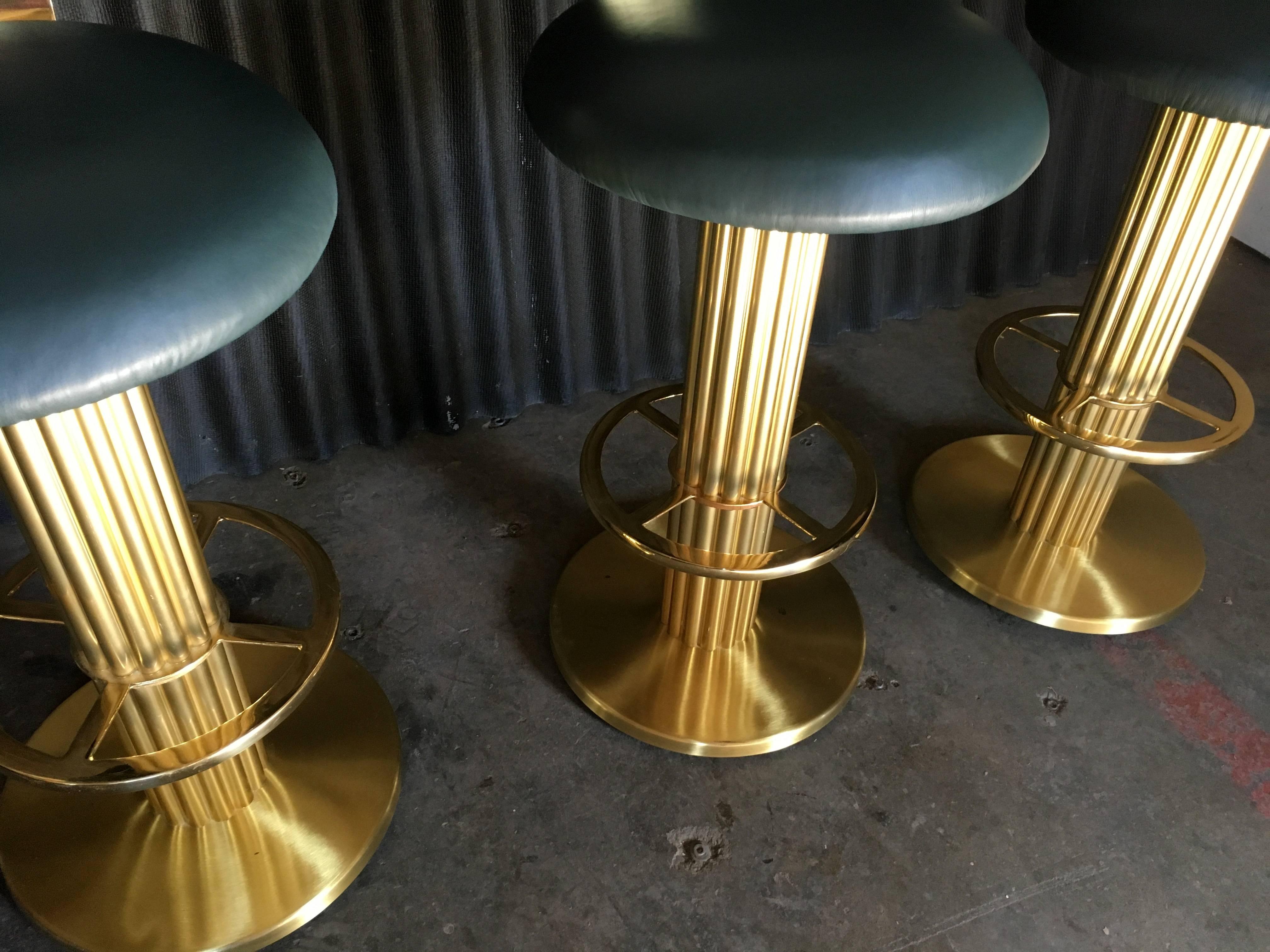 leather swivel bar stools