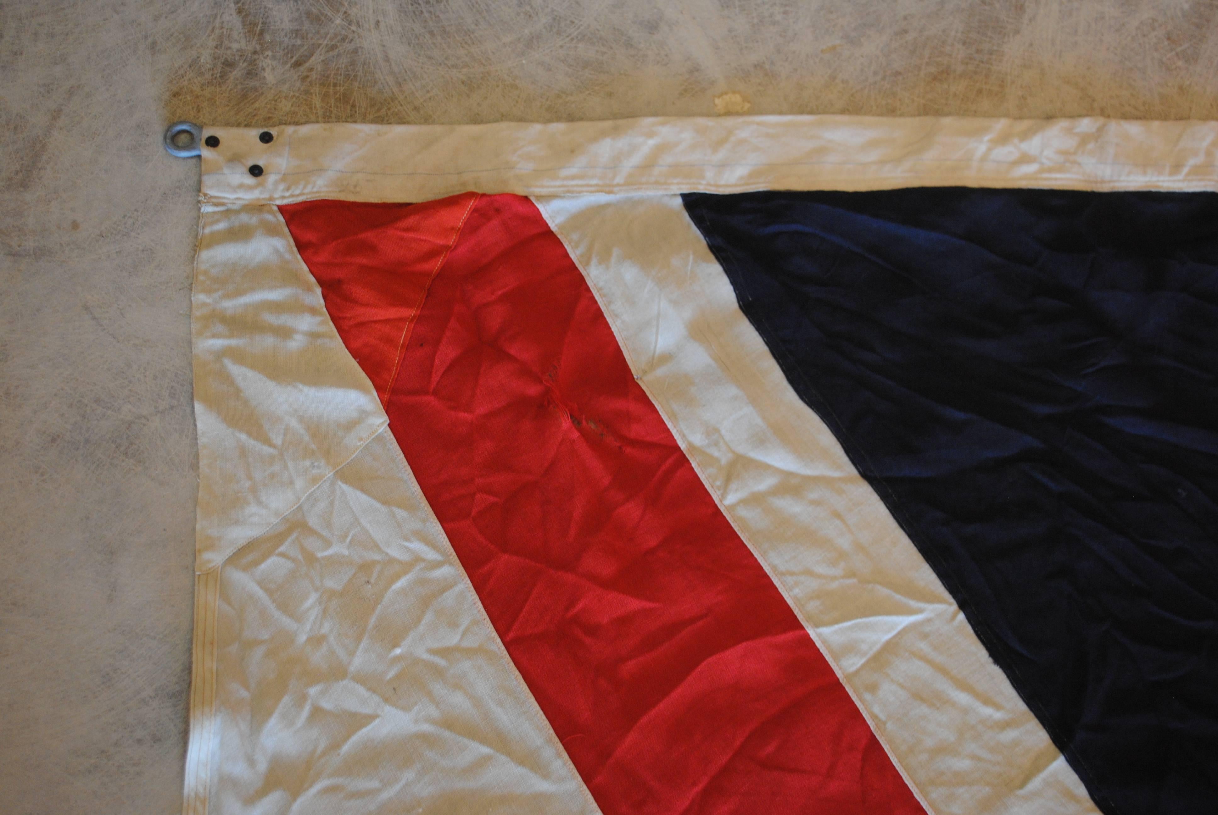 20th Century Enormous Antique British Flag For Sale