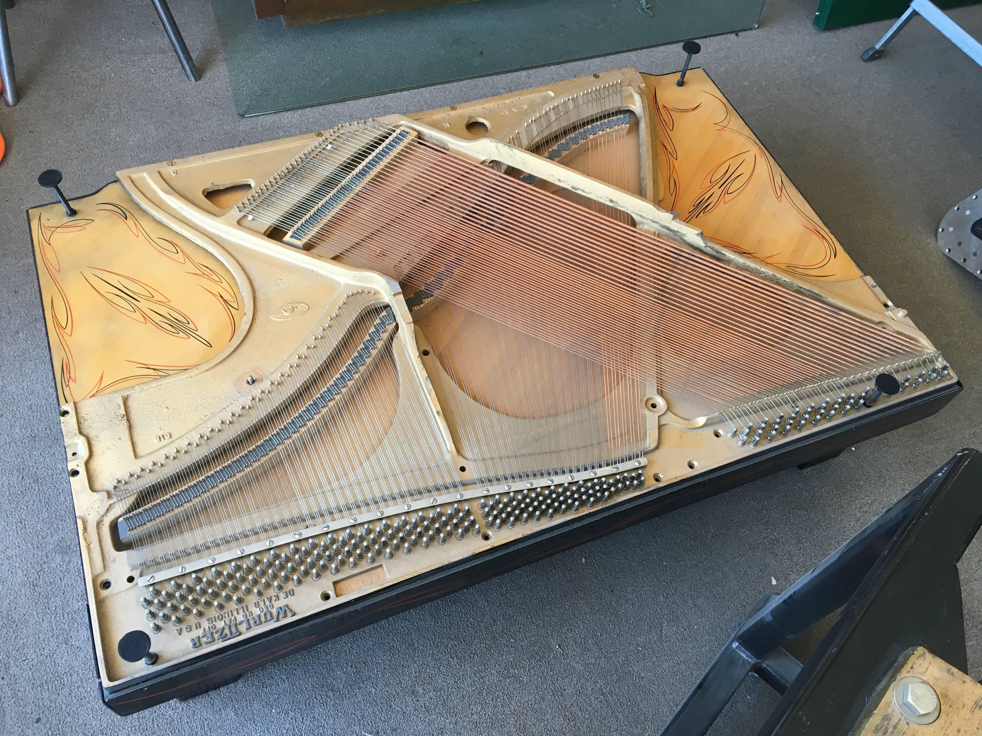 piano harp table