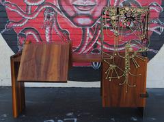 Brother Mel Meyer Sculpture, Pulpit Lectern Reception Hostess Desk