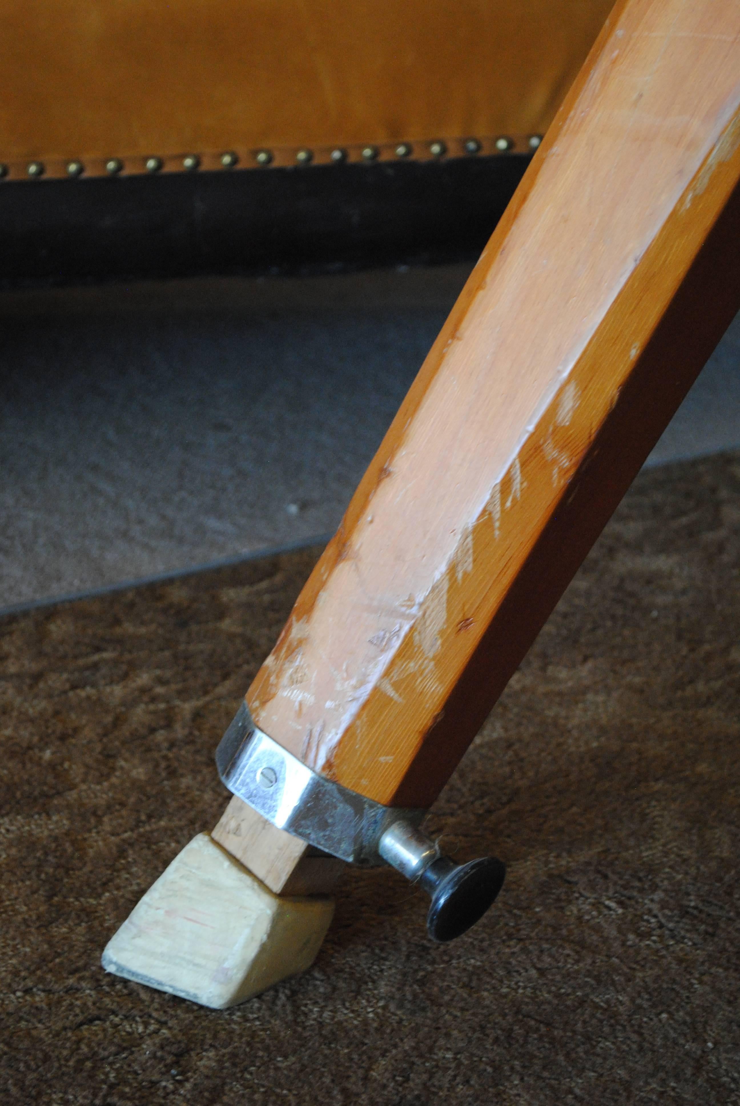 20th Century Full-Size Leather Pommel Horse 3