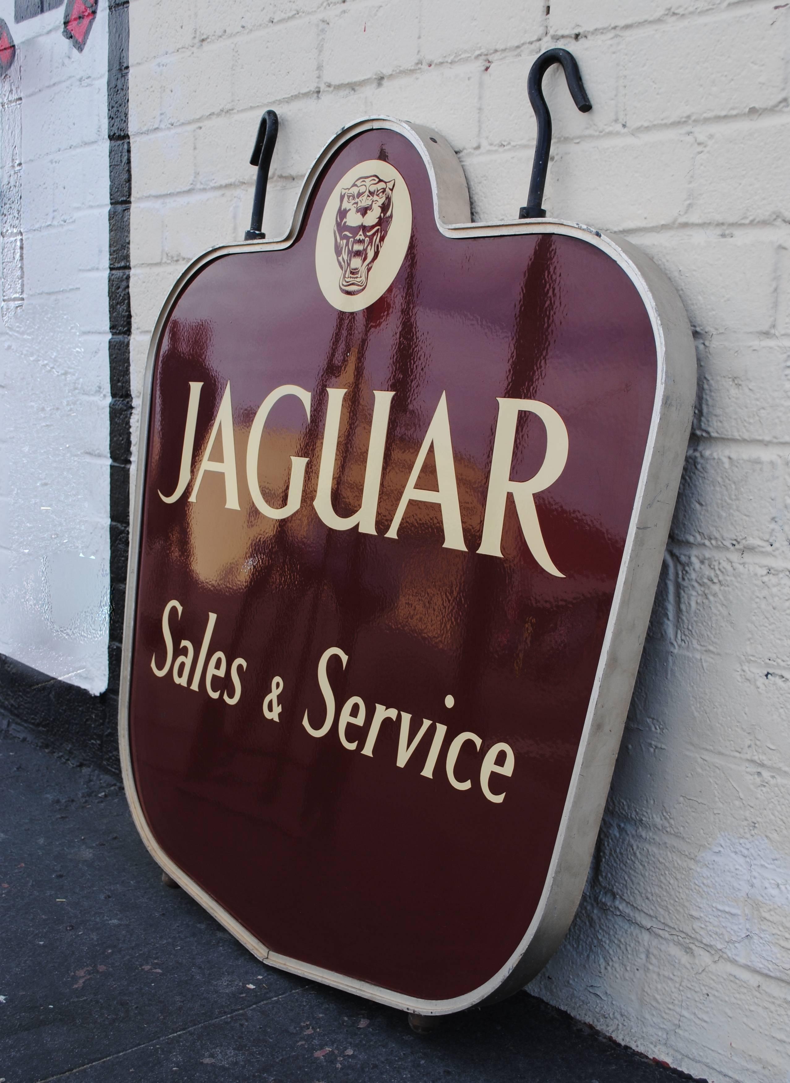 jaguar dealer sign for sale