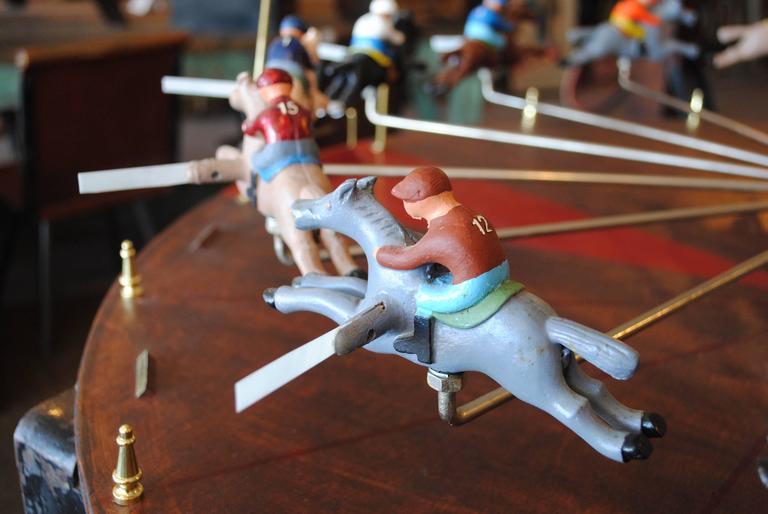 Spinning Race Horse Game Wheel at 1stDibs