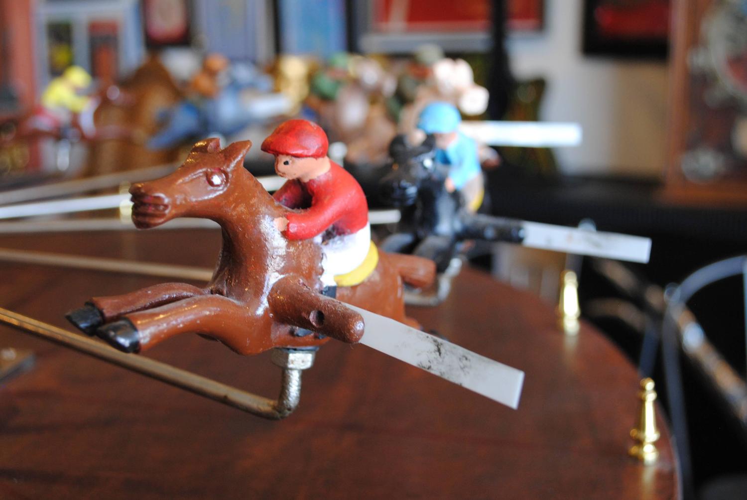 Spinning Race Horse Game Wheel For Sale at 1stdibs