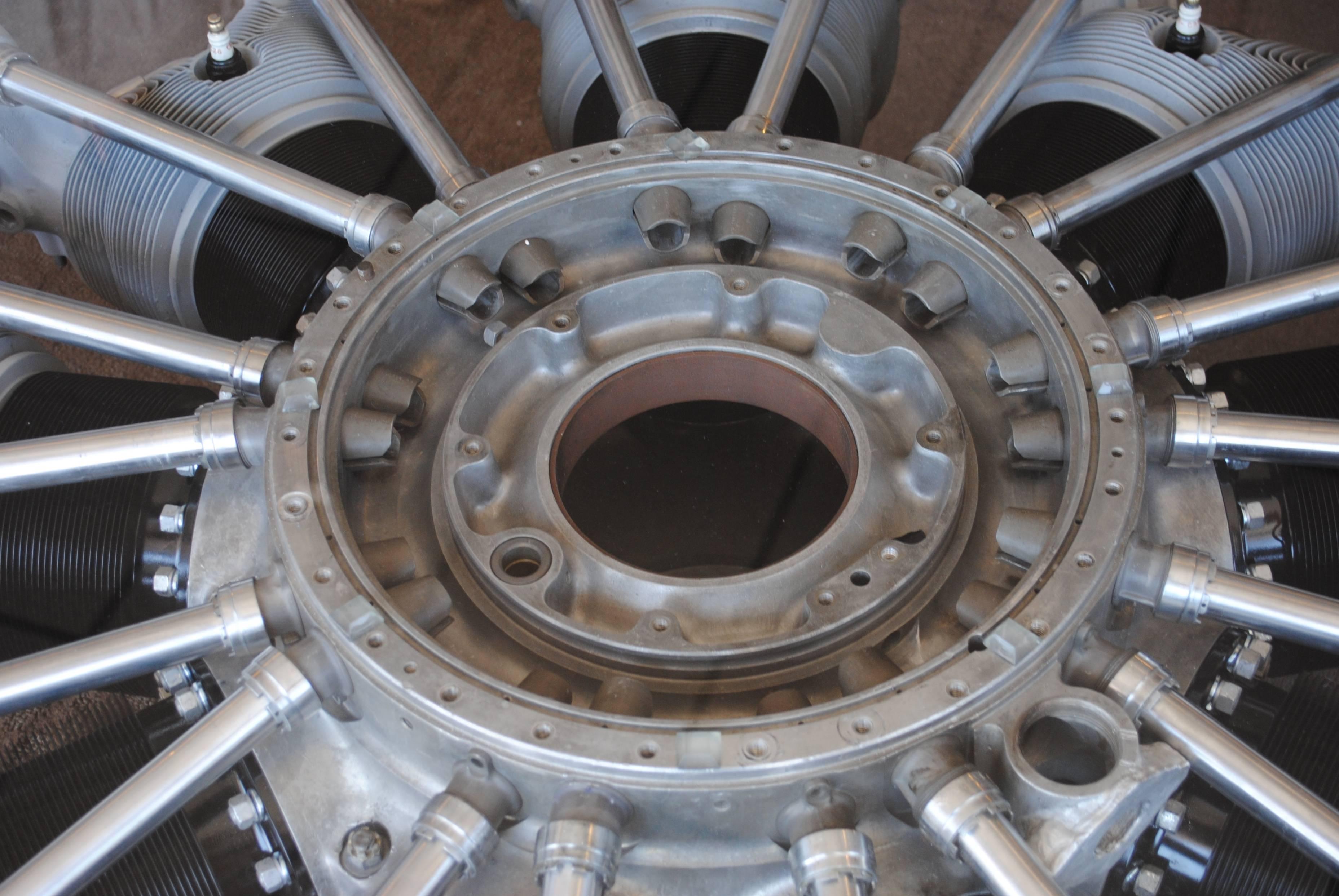 airplane engine coffee table