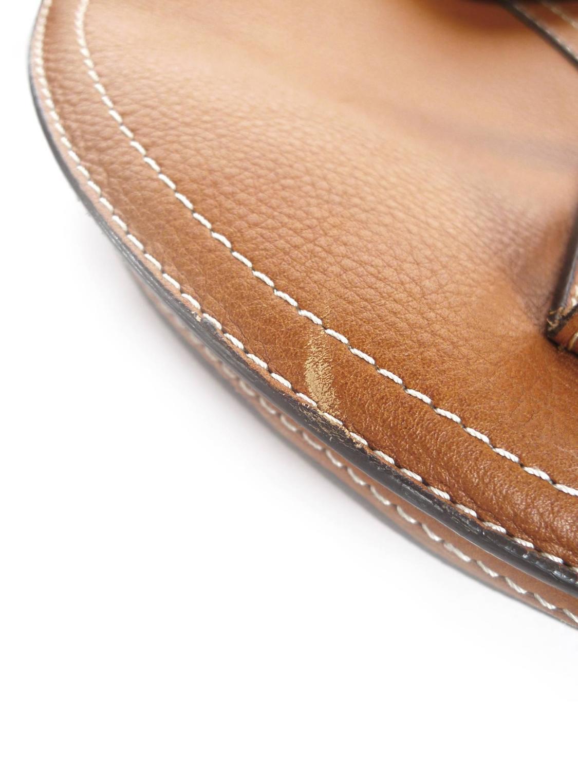 Christian Dior Tan Leather Saddle Bag For Sale at 1stdibs