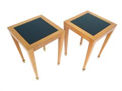 Donghia Maple Madrid Square Endtables