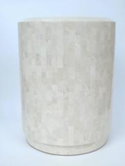 Pair of Maitland-Smith Tessellated Fossil Stone Side Tables