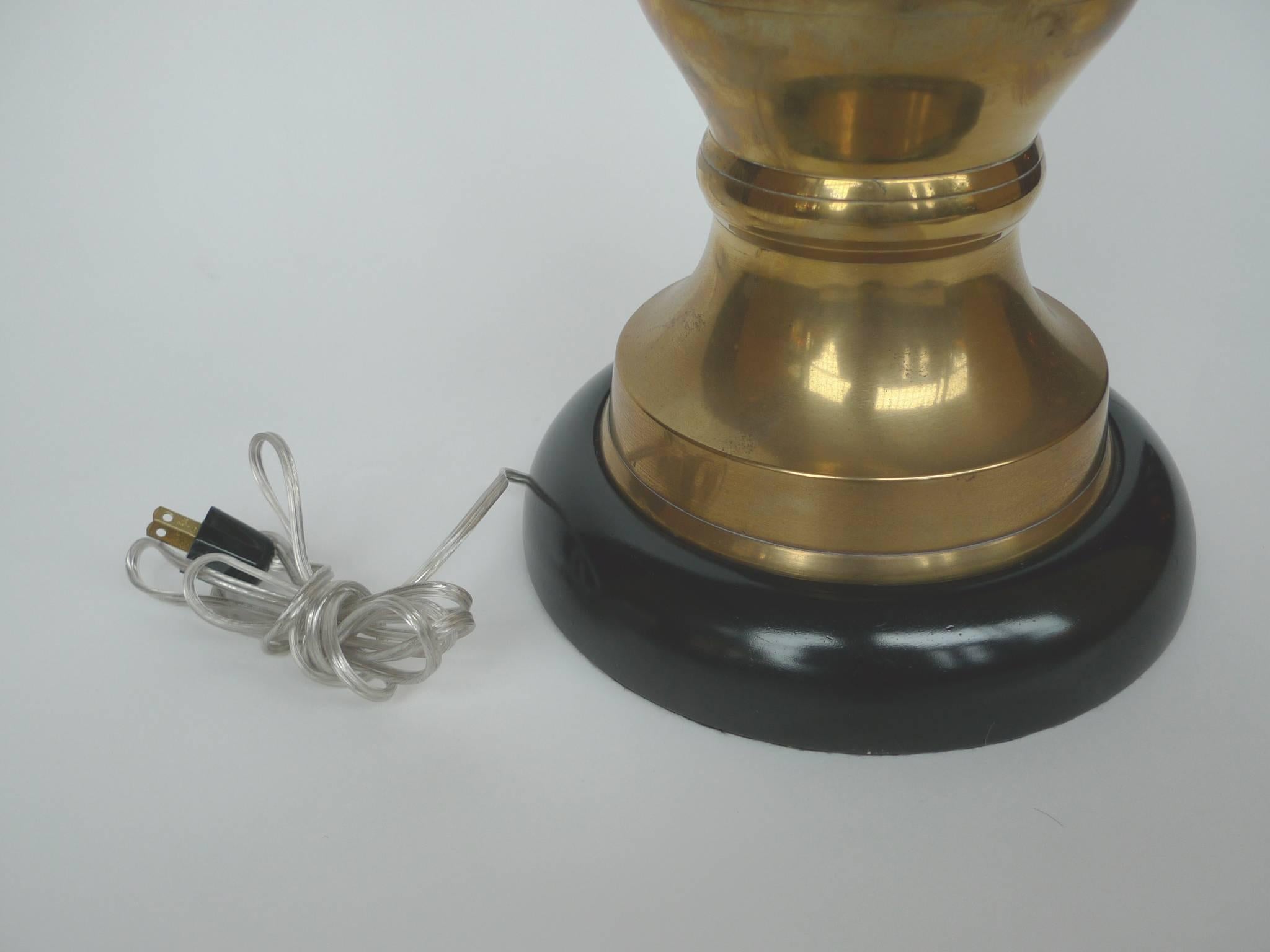 Stiffel Tall Brass Table Lamps 3