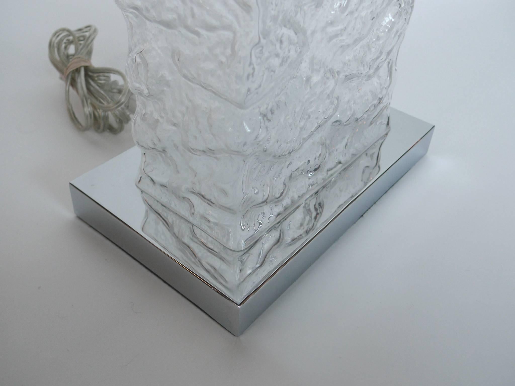 Modern Ice Cube Glass Table Lamps 2