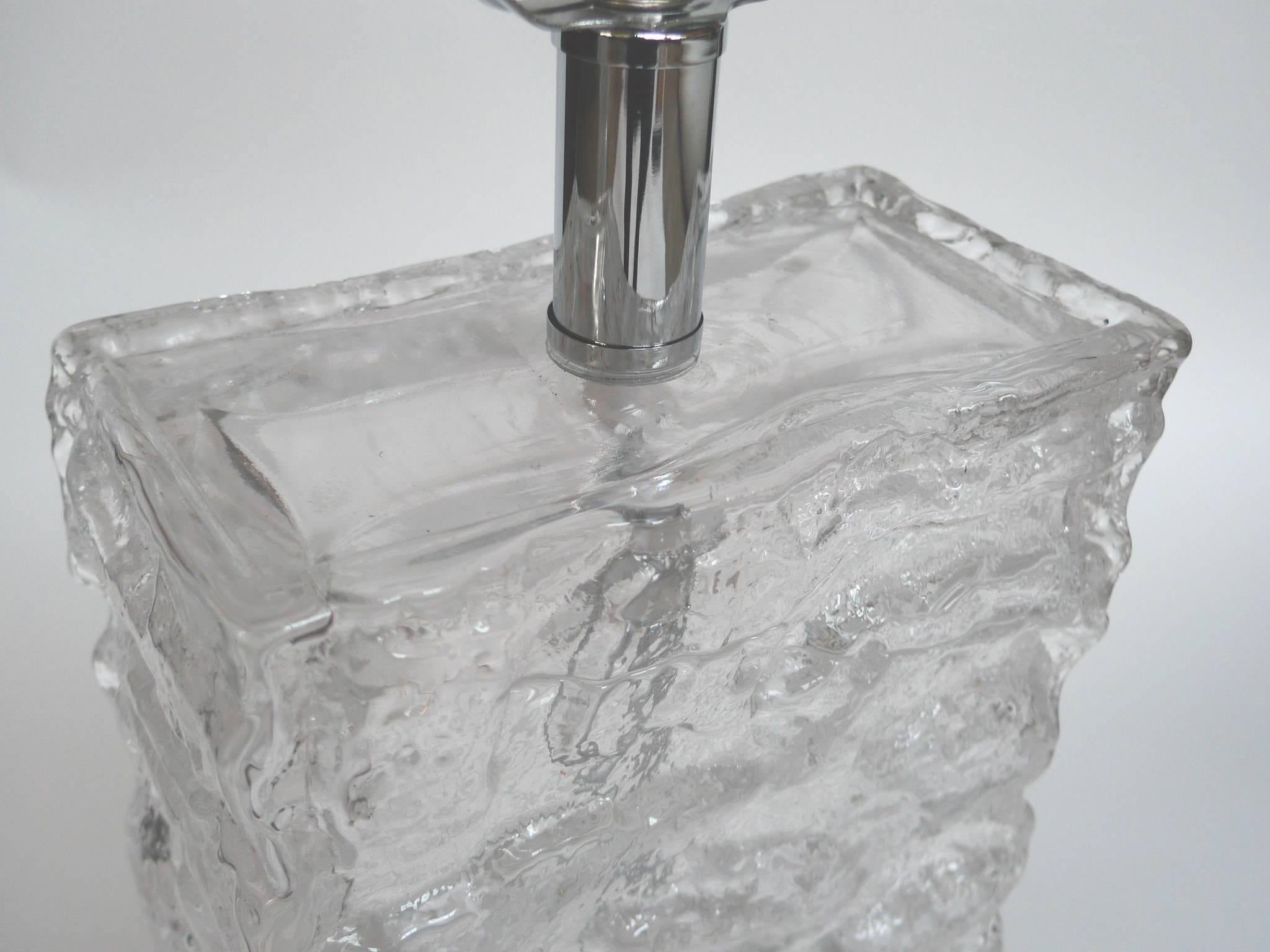 Modern Ice Cube Glass Table Lamps 1