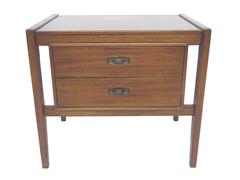 Midcentury Modern Walnut Side Tables by Drexel