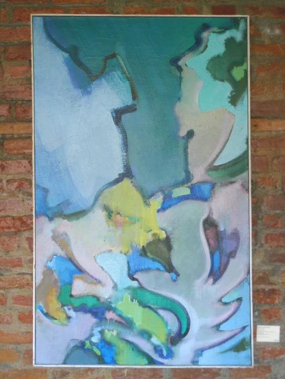 William Littlefield Abstract Painting, "The Still Center" at 1stDibs