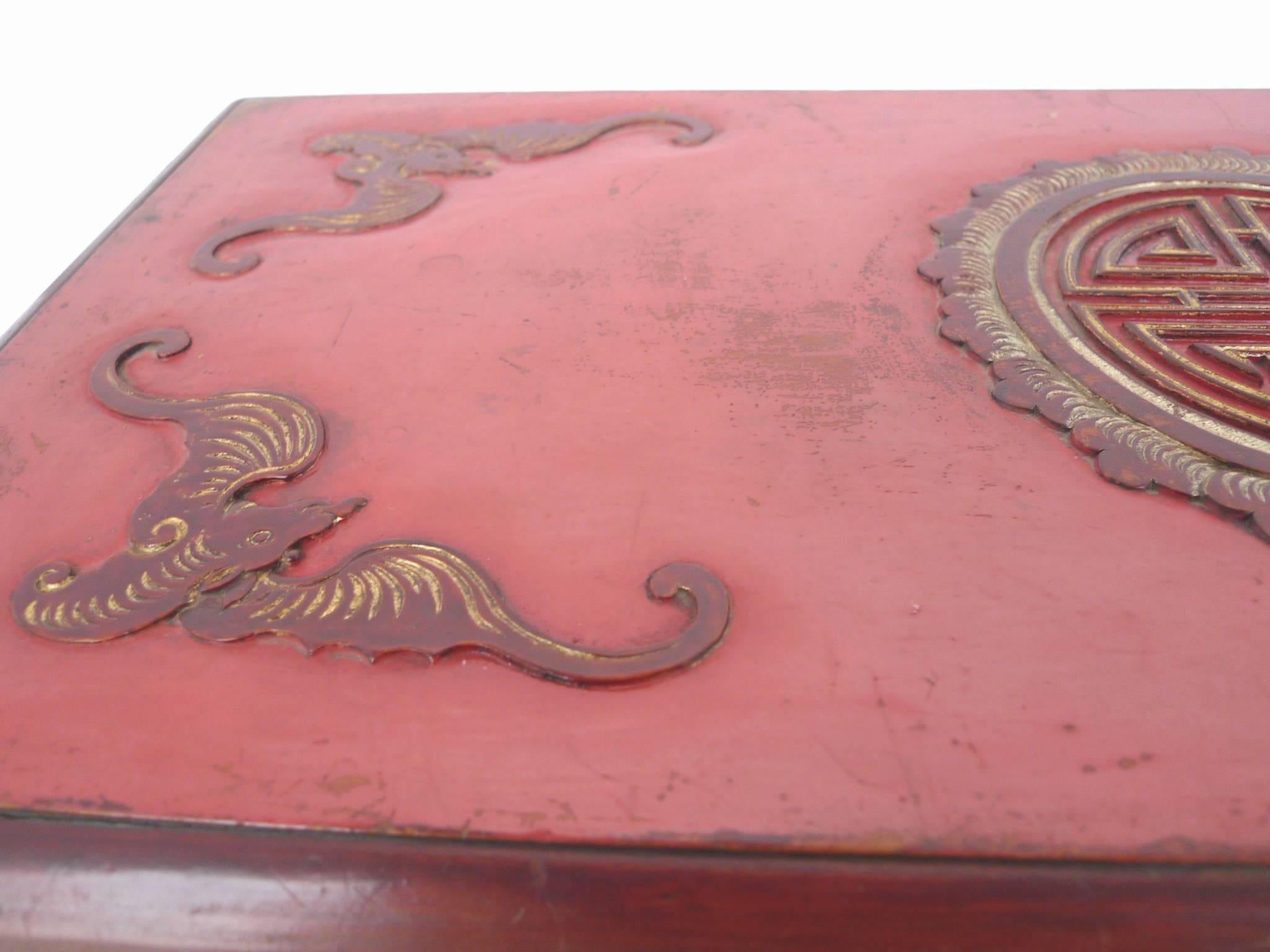 Antique Chinese Scholar Box 2