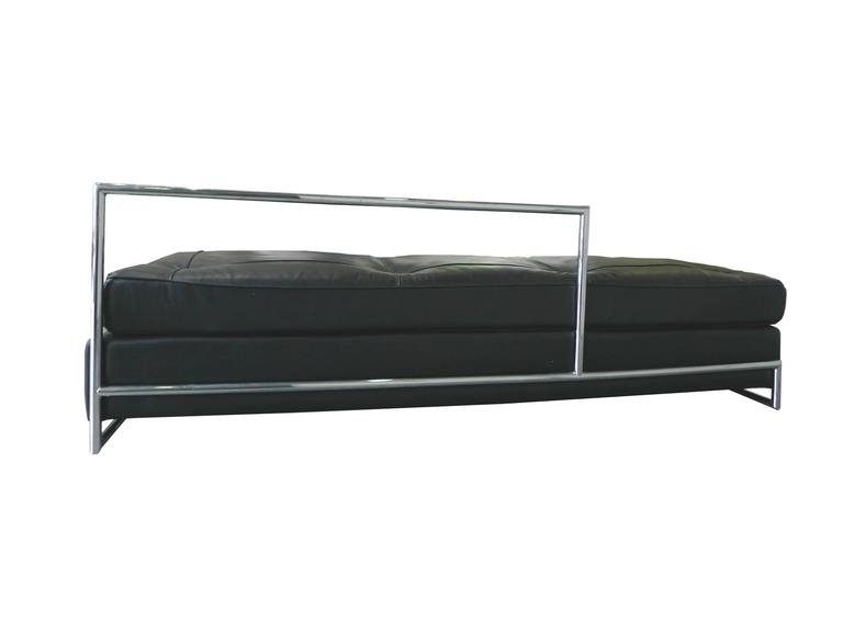 Eileen Gray Chrome and Leather Daybed at 1stdibs