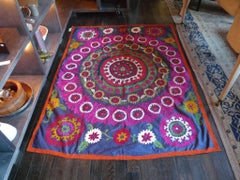 20th Century Embroidered Suzani Wall Hanging