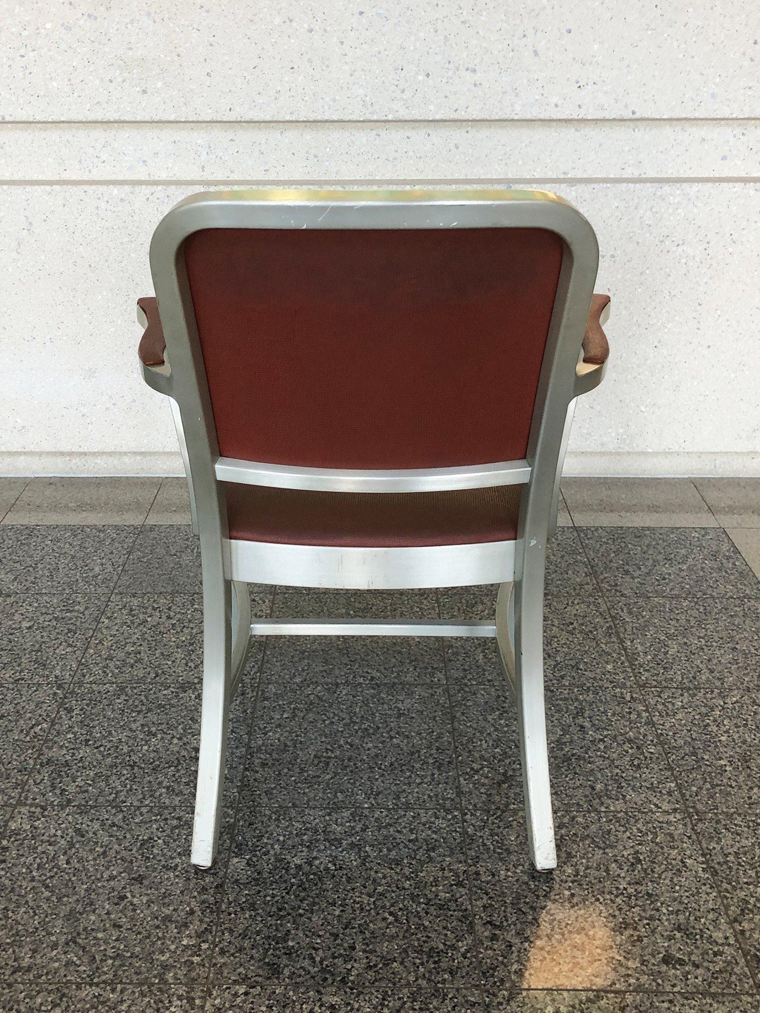 Set of 4 Midcentury Goodform Aluminum Armchairs by the General Fireproofing Co. 7