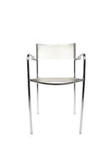 Ensemble de six chaises en acier chromé "Spaghetti" d'Alias Italy