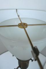 Pair of Custom-Made Machine-Age Stanchion Floor Lamps