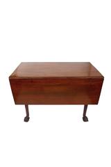 18th Century English Mahogany Chippendale Drop-Leaf Table