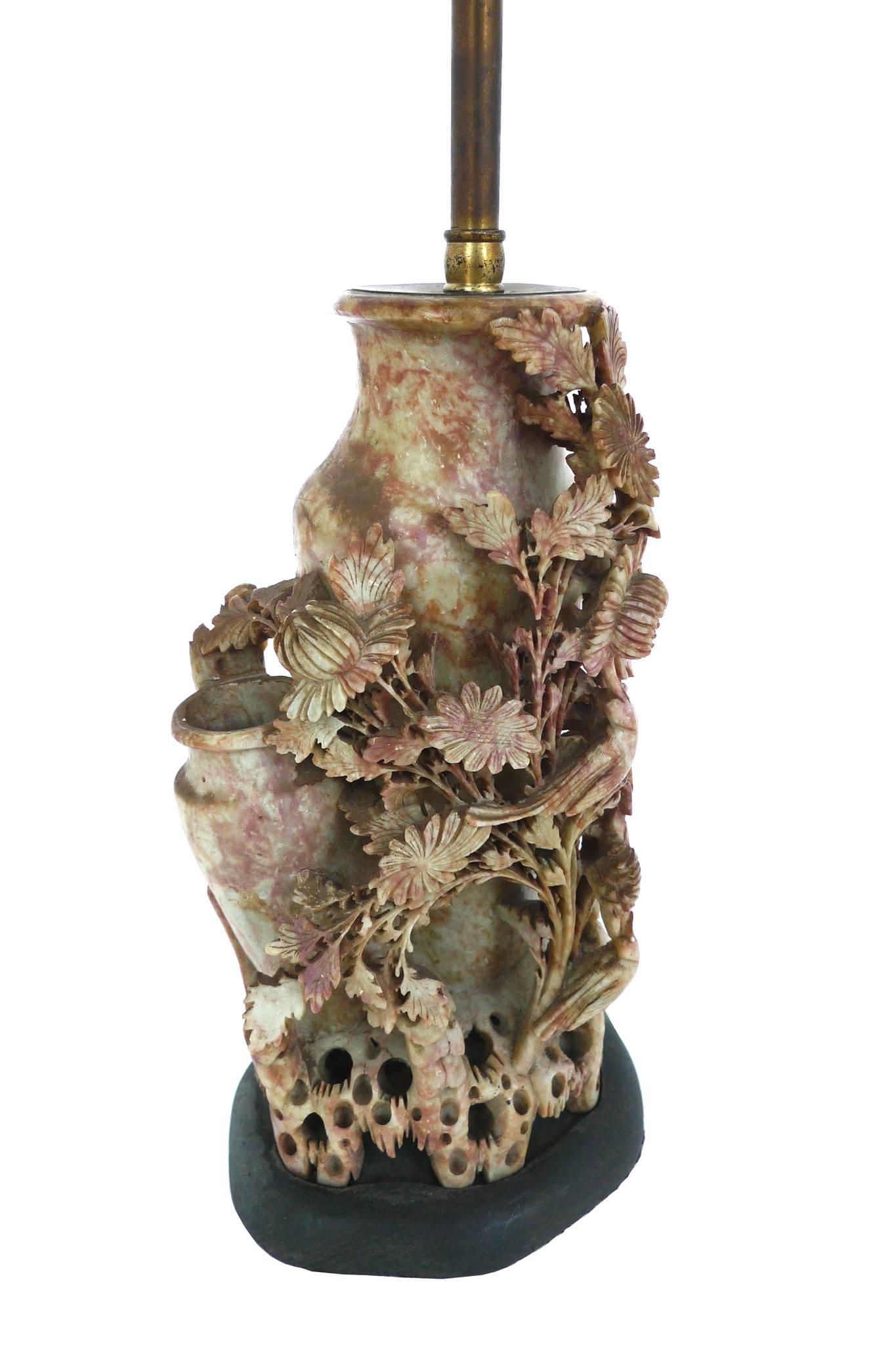 soap stone lamp