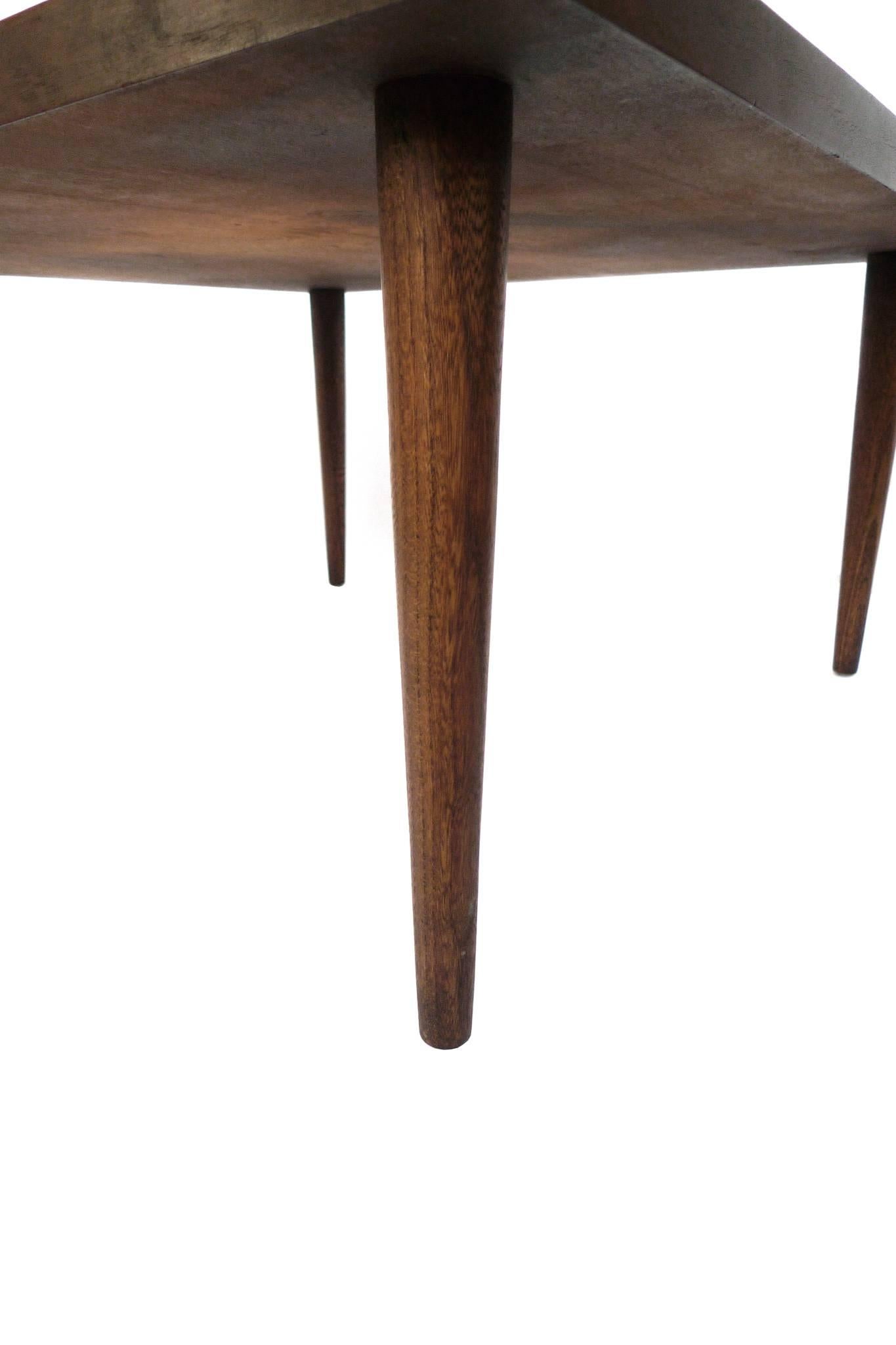 Mid-Century Modern Midcentury Walnut Cocktail Table by Merton Gershun for American of Martinsville