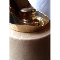 Aldo Tura Goatskin Parchment Carafe