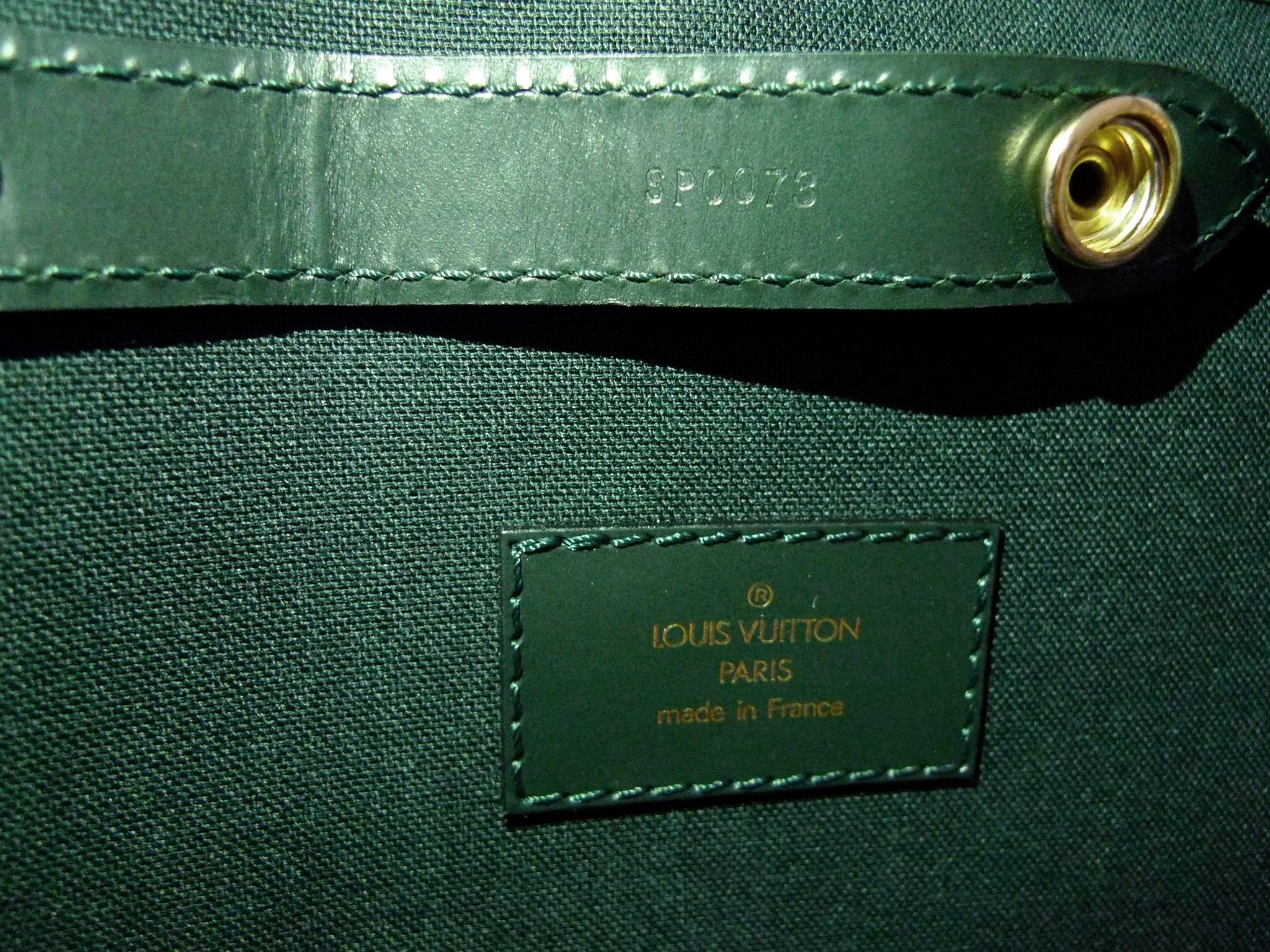 Louis Vuitton Green Pégase 55 Taiga Leather Travel Suitcase 1