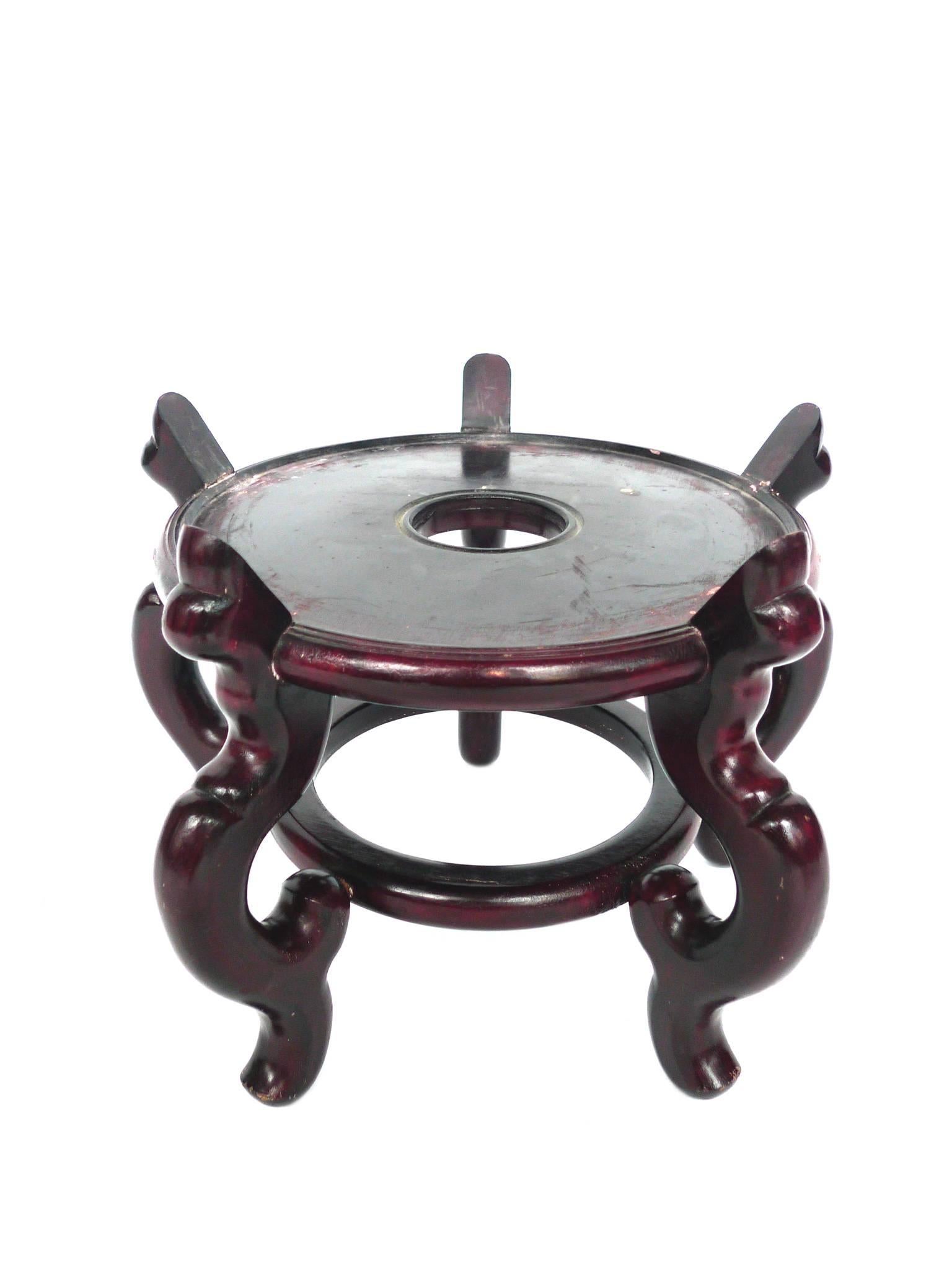 20th Century Chinese Hand-Painted Ceramic Fishbowl 6