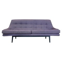 1960s Danish Modern Sofa in Lavender Linen