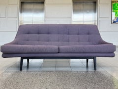 1960s Danish Modern Sofa in Lavender Linen