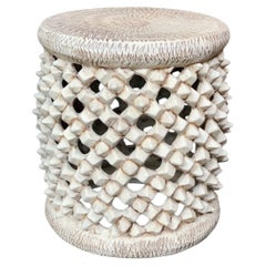 Ceramic Spider's Nest Side Table by Tucker Robbins