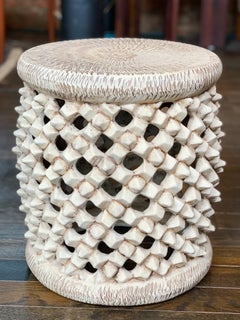 Ceramic Spider's Nest Side Table by Tucker Robbins