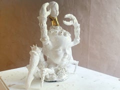 "Lobster Boy #5" Porcelain Sculpture by Robert Hechler