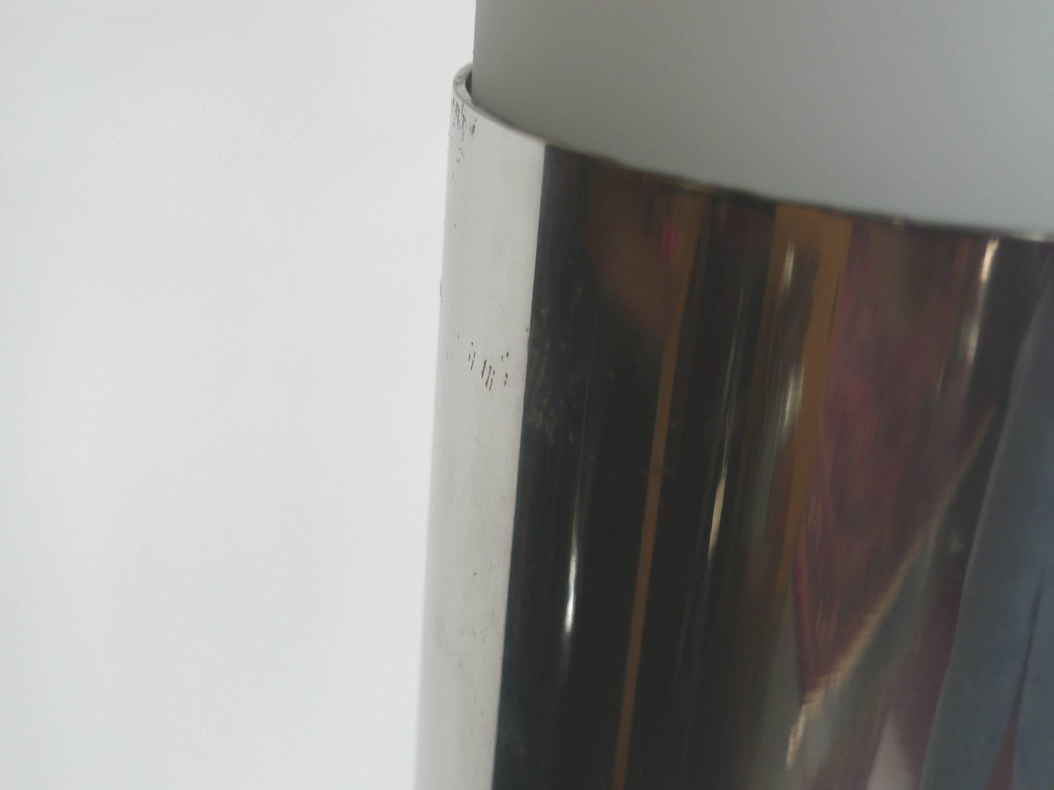 American Late Mid-Century Column Floor Lamp by Paul Mayen