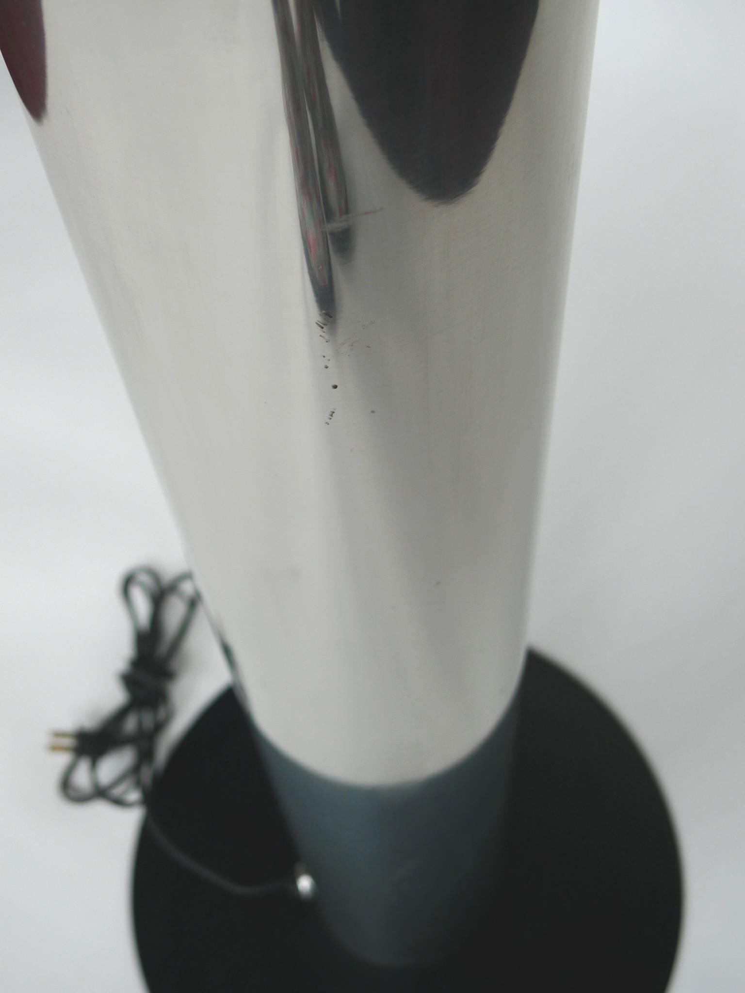 Late Mid-Century Column Floor Lamp by Paul Mayen In Good Condition In New York, NY