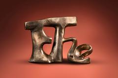 Unique Piece Bronze Sculpture "Etre" by the Artist Catherine Val