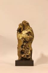 Bronze Sculpture Signed Representing a Couple