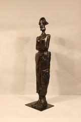 Bronze Sculpture "Chained Woman" by Jacques Tenenhaus
