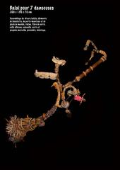 Mosaic Sculpture "Sweeping Ballet for 7 Dancers" by Monica Machado