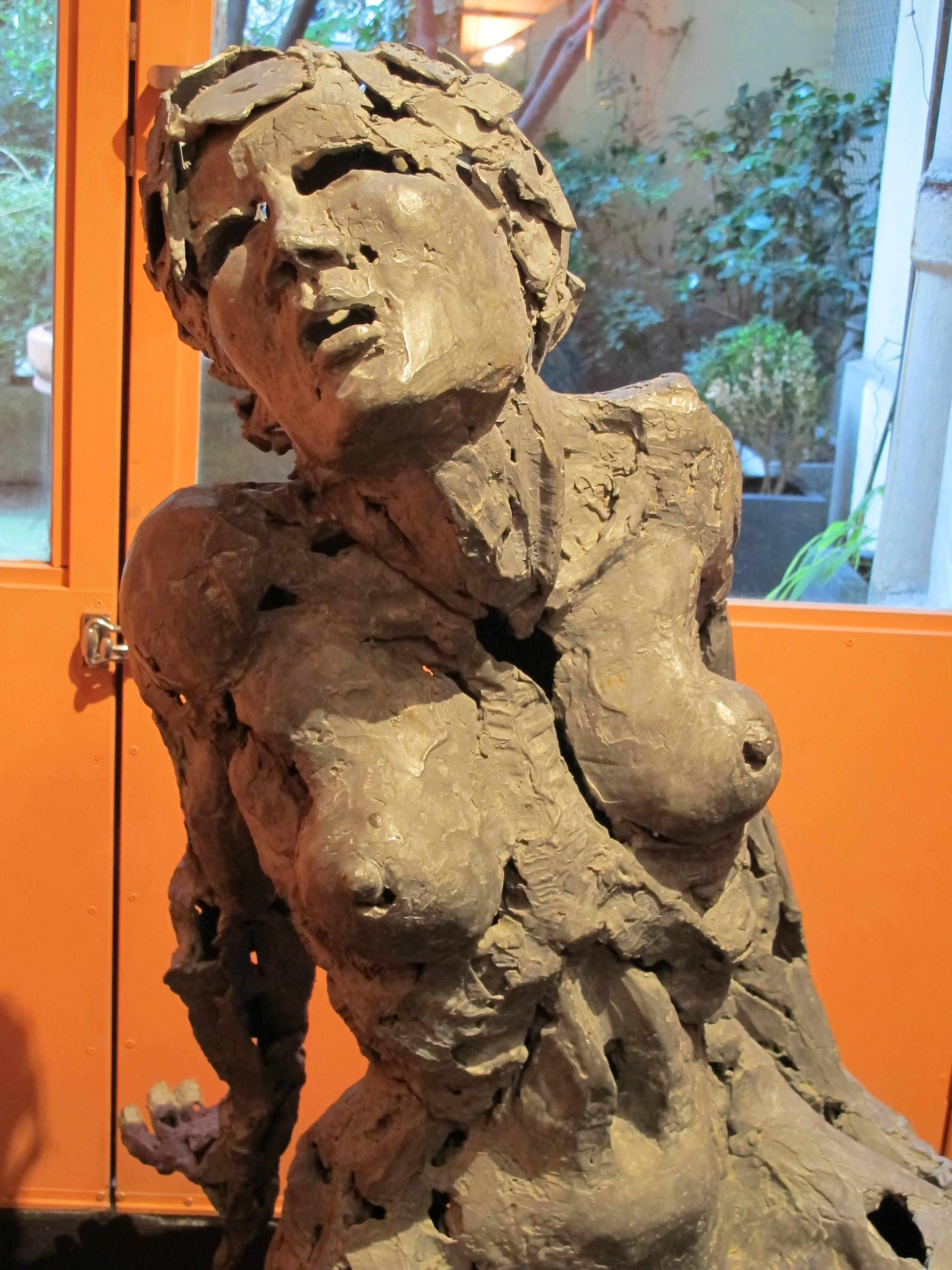 20th Century Lead Sculpture 