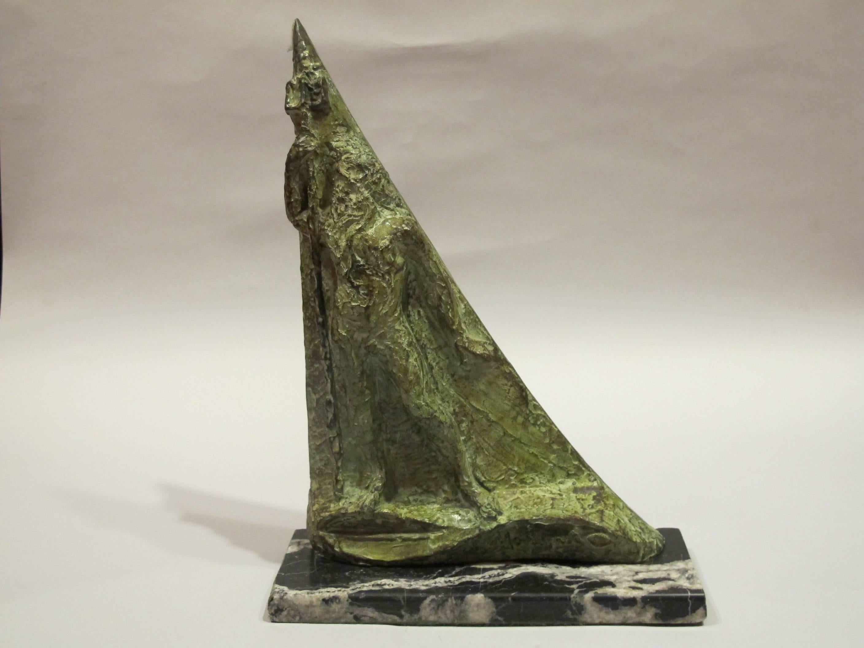 Bronze with green patination
Signed lower right with foundry mark “A. Valsuani”

Moirignot sculptures Exhibiton André Pacitti gallery, Paris, 1968
Moirignot, marbres originaux, pierres, bronzes, aquarellles, dessins, exposition André Pacitti