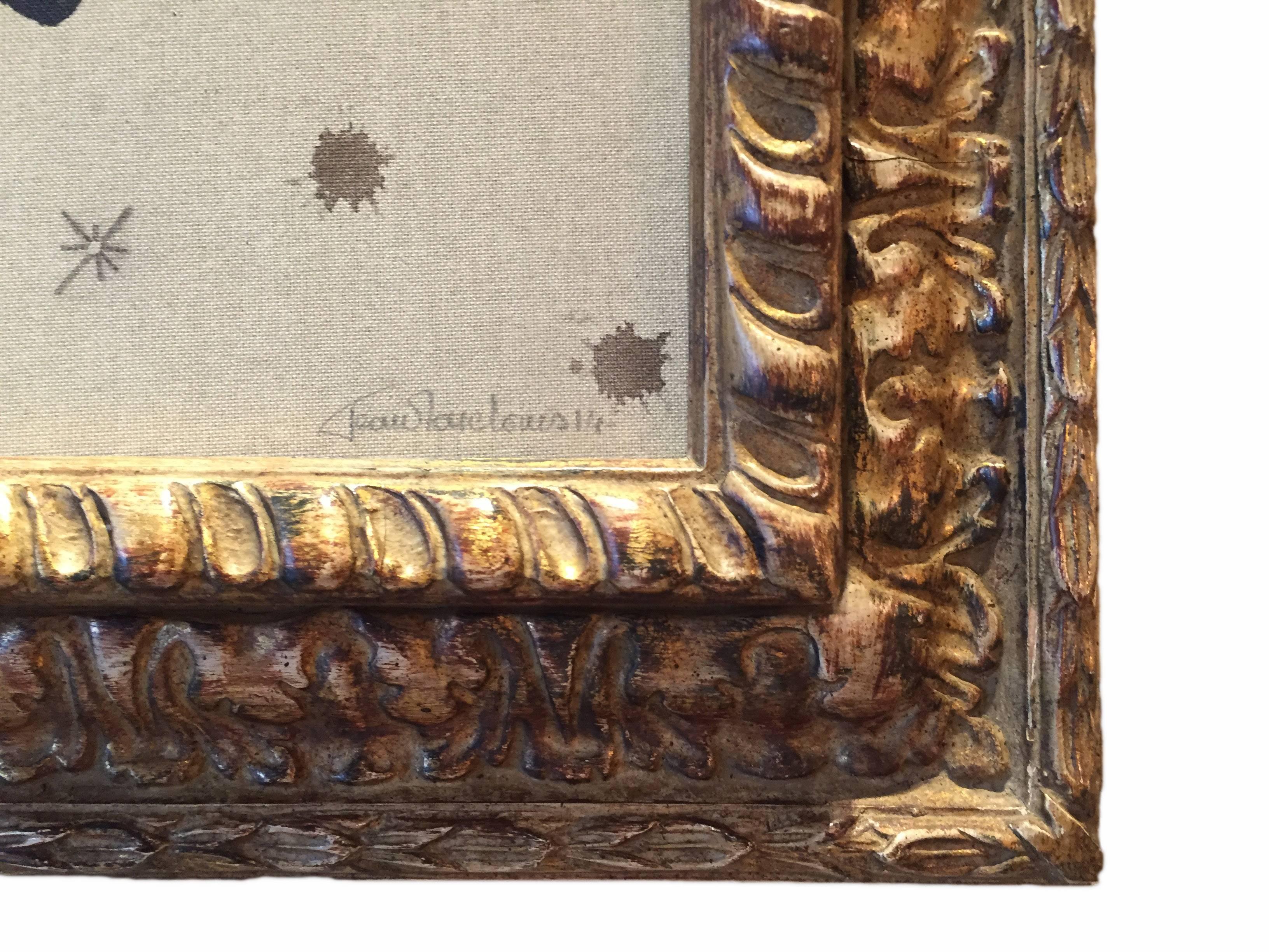 Born in 1959, Jean-Marc Louis travelled a lot and he absorbed light, which will illuminate all of his artwork.
Ancient canvas, cartons or sometimes the wood, will be the frame work of materials and as much heterogeneous as obsolete maps, media