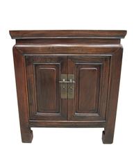 Pair of 19th Century Chinese Money Chests with Moulding Edge Waist