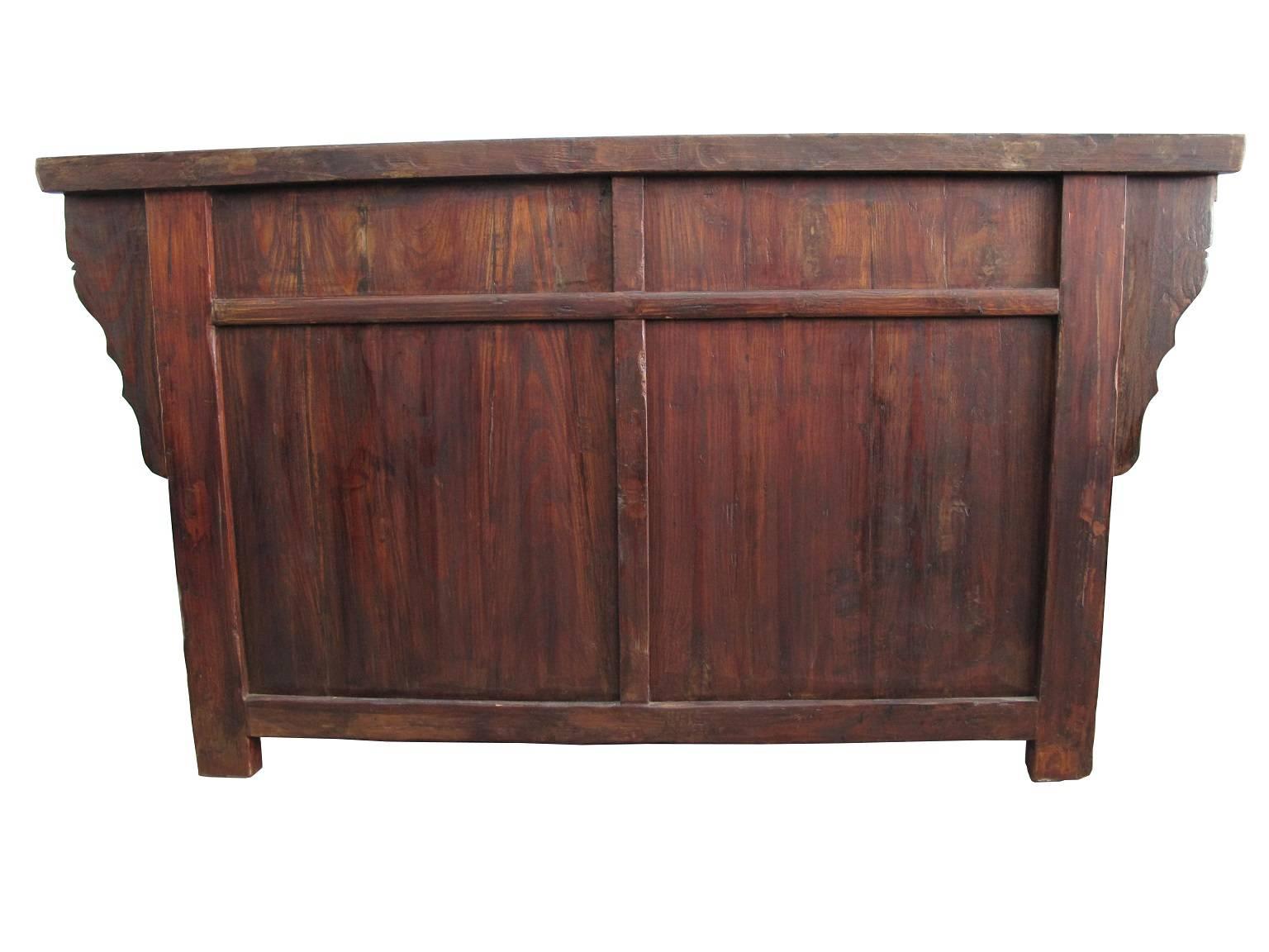 18th Century and Earlier 18th Century Chinese Elmwood Coffer For Sale